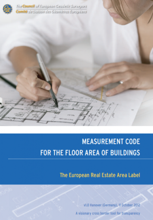 Measurement Code for the Floor Area of Buildings – The European Real Estate Area Label